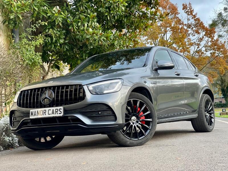 View MERCEDES-BENZ GLC CLASS 2020 69 MERCEDES GLC 300D AMG LINE PREMIUM + 4MATIC AUTO 5DR COUPE ** GLC 63 STYLING CONVERSION **. 