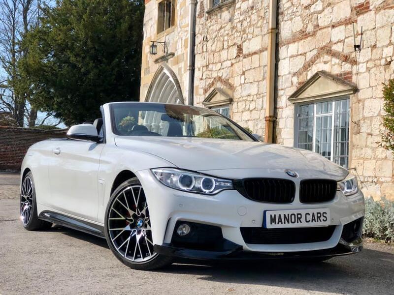 View BMW 4 SERIES 2015 BMW 420d M Sport Auto 2dr Convertible White M PERFORMANCE PACK + 2018 FACELIFT  *** NOW SOLD **