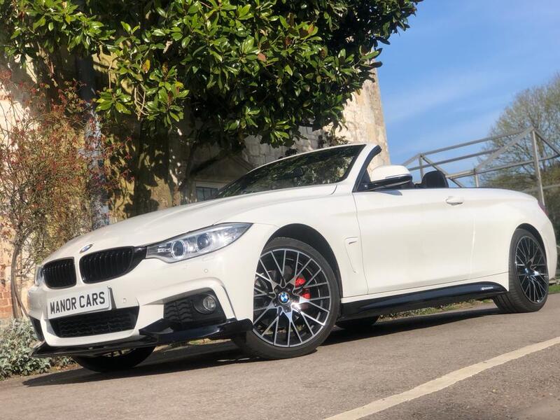 View BMW 4 SERIES 2015 BMW 420d M Sport Auto 2dr Convertible White M PERFORMANCE PACK + 2018 FACELIFT  *** NOW SOLD **