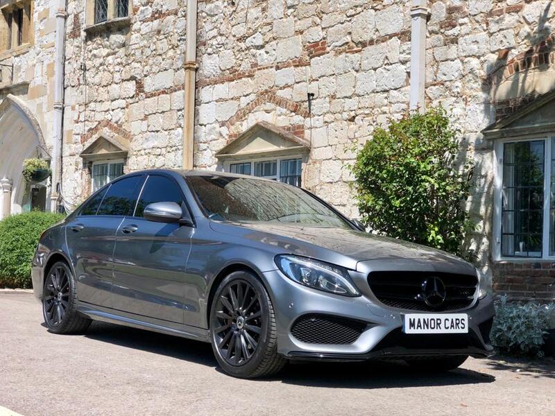 View MERCEDES-BENZ C CLASS 2017 17 MERCEDES C200D Auto AMG LINE 4dr Diesel Saloon Grey C63 Styling ** HUGE SPEC ** SOLD