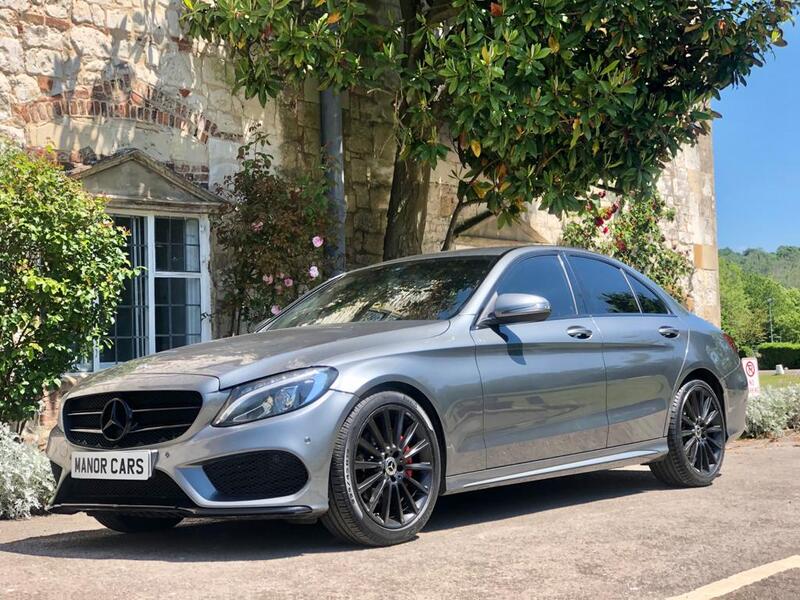 View MERCEDES-BENZ C CLASS 2017 17 MERCEDES C200D Auto AMG LINE 4dr Diesel Saloon Grey C63 Styling ** HUGE SPEC ** SOLD