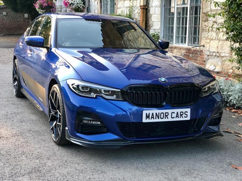 View BMW 3 SERIES 2019 69 BMW 330e M SPORT AUTO SALOON HYBRID ** CARBON M PERFORMANCE & 20” M ALLOYS.  ** NOW SOLD *