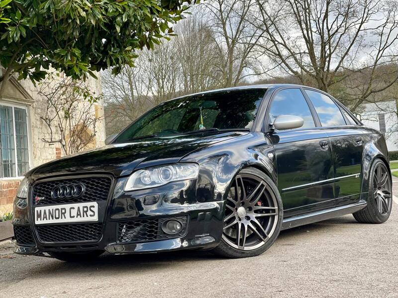 View AUDI A4 2006 06 AUDI RS4 4.2 V8 QUATTRO 4DR SALOON BLACK ** HUGE SPEC ** + ** NOW SOLD **