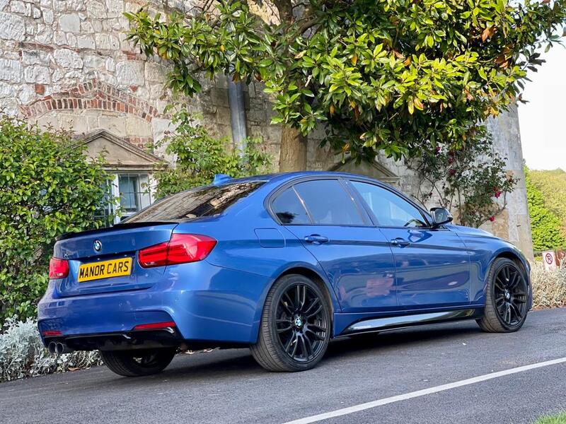 View BMW 3 SERIES BMW 320I M SPORT XDRIVE AUTO Petrol Saloon Estoril Blue 2016 FACELIFT LCI ** M PERFOR. ** NOW SOLD *