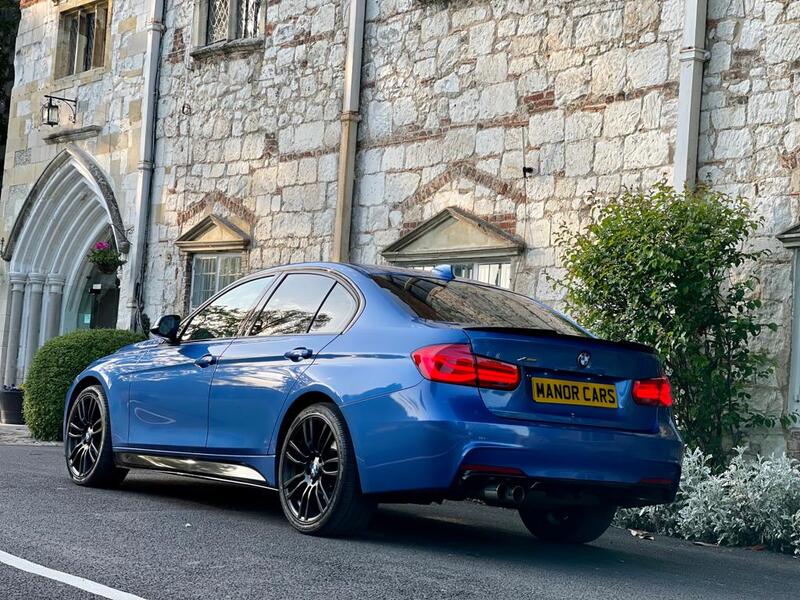 View BMW 3 SERIES BMW 320I M SPORT XDRIVE AUTO Petrol Saloon Estoril Blue 2016 FACELIFT LCI ** M PERFOR. ** NOW SOLD *