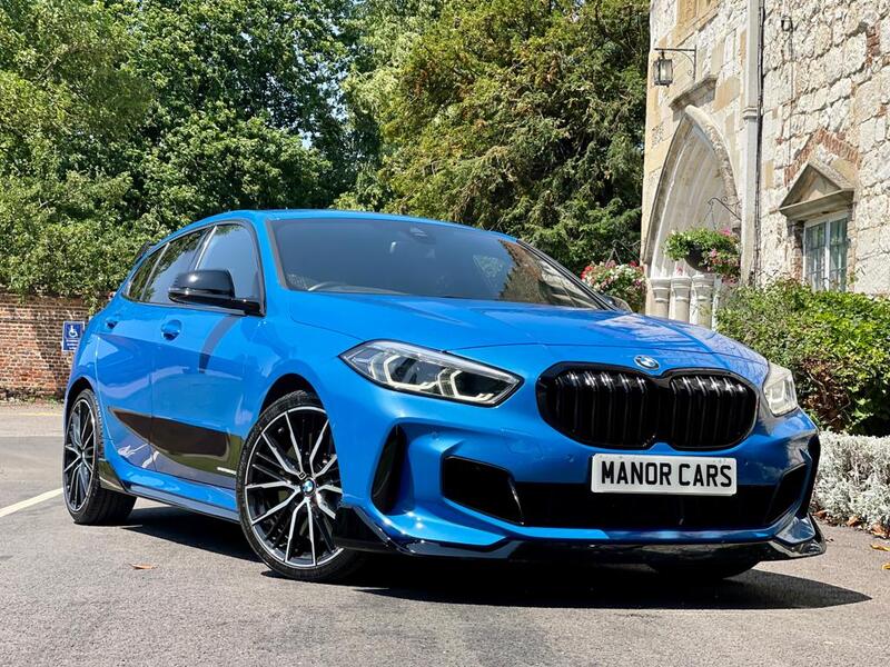 View BMW 1 SERIES 2022 22 BMW M135i XDRIVE AUTO MISANO BLUE ** M PERFORMANCE PACK **   ** NOW SOLD **