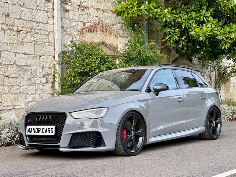 View AUDI RS3 2016 65 AUDI RS3 2.5 TFSI AUTO NAV QUATTRO 5DR HATCHBACK NARDO GREY + ULTIMATE SPEC ** NOW SOLD **