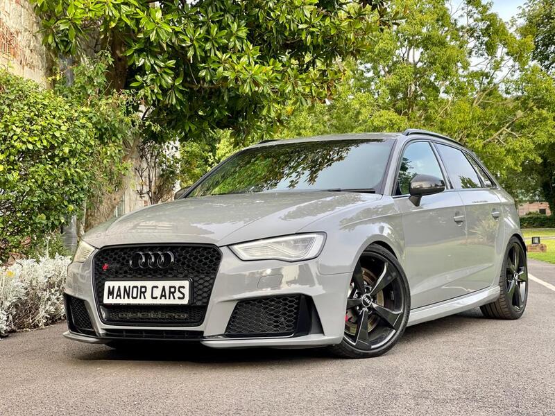 View AUDI RS3 2016 65 AUDI RS3 2.5 TFSI AUTO NAV QUATTRO 5DR HATCHBACK NARDO GREY + ULTIMATE SPEC ** NOW SOLD **