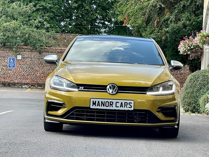 View VOLKSWAGEN GOLF 2017 17 VW GOLF R 2.0 TSI DSG AUTO 4MOTION 4x4 YELLOW MK7.5 5dr HATCH ** ULTIMATE SPEC **