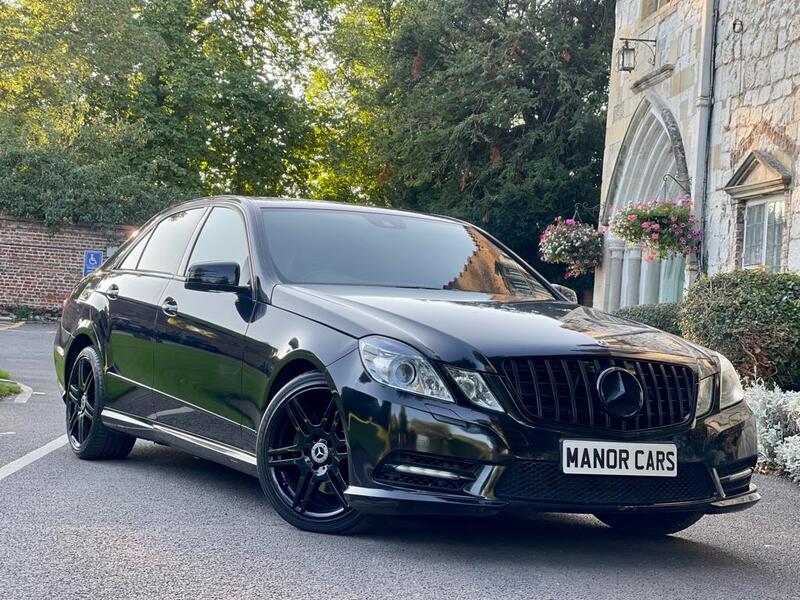 View MERCEDES-BENZ E CLASS 2013 62 MERCEDES E220D AMG SPORT BLUE EFY DIESEL SALOON BLACK PACK  E63 STYLE LOOKS   ** NOW SOLD **