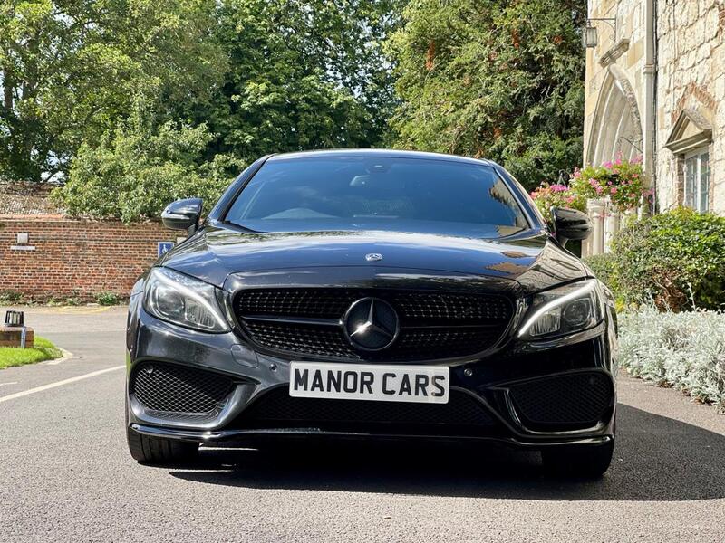 View MERCEDES-BENZ C CLASS 2018 67 MERCEDES C220D AMG LINE 2DR COUPE MANUAL BLACK  ** C63 STYLING **. ** SOLD TO ELLIS **